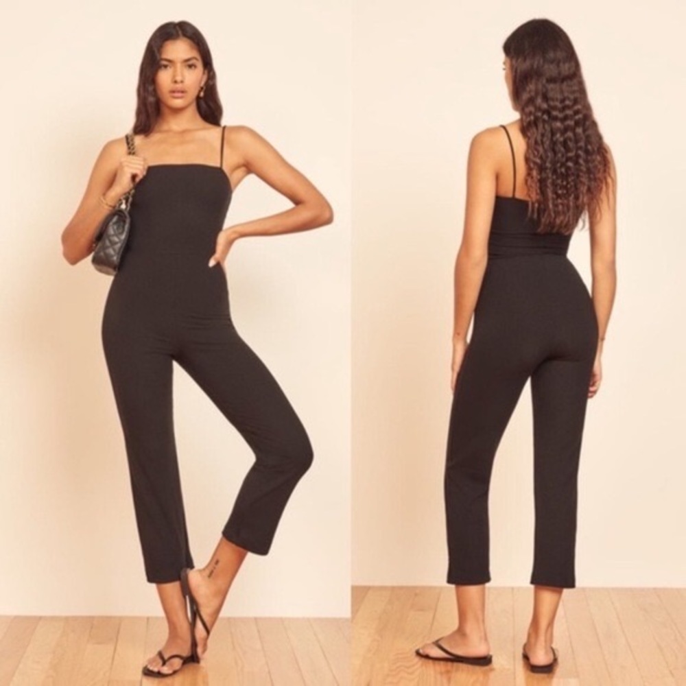 Reformation ribbed Kelsi jumpsuit